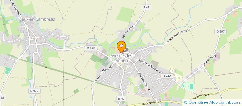 localisation de l'entreprise MADAME CHRISTINE PITON  AVESNES-LES-AUBERT