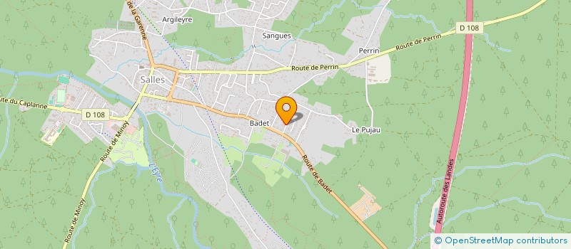 localisation de l'entreprise MADAME CHRISTINE PLANTEY  SALLES