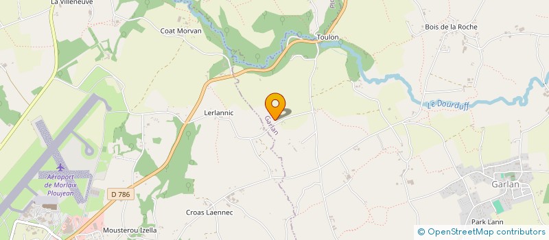 localisation de l'entreprise MADAME CHRISTINE PLASSARD  PLOUIGNEAU