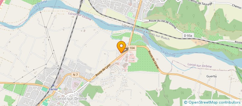 localisation de l'entreprise MADAME CHRISTINE PLOUTON  LORIOL-SUR-DROME