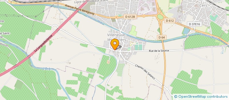localisation de l'entreprise MADAME CHRISTINE POIRET à VILLENEUVE-LES-BEZIERS