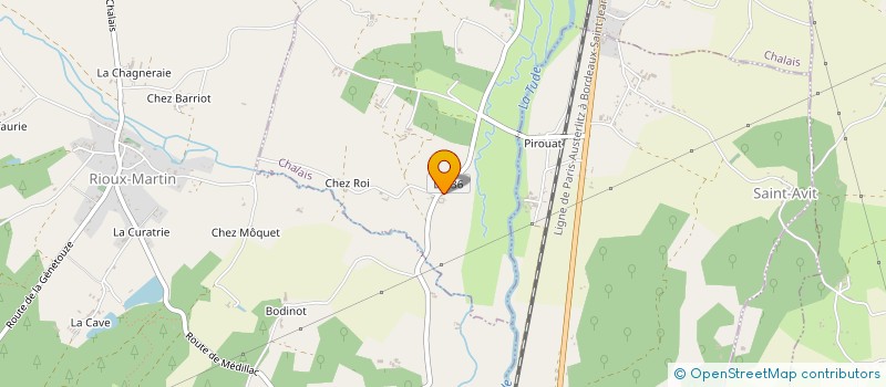 localisation de l'entreprise MADAME CHRISTINE POIRIER  COURLAC