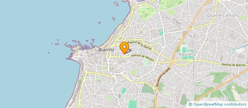 localisation de l'entreprise MADAME CHRISTINE POIRIER SEGUIN à BIARRITZ