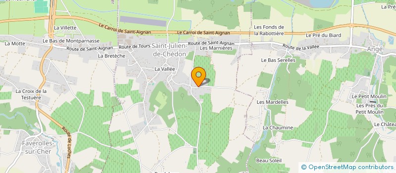 localisation de l'entreprise MADAME CHRISTINE POLFER  SAINT-JULIEN-DE-CHEDON