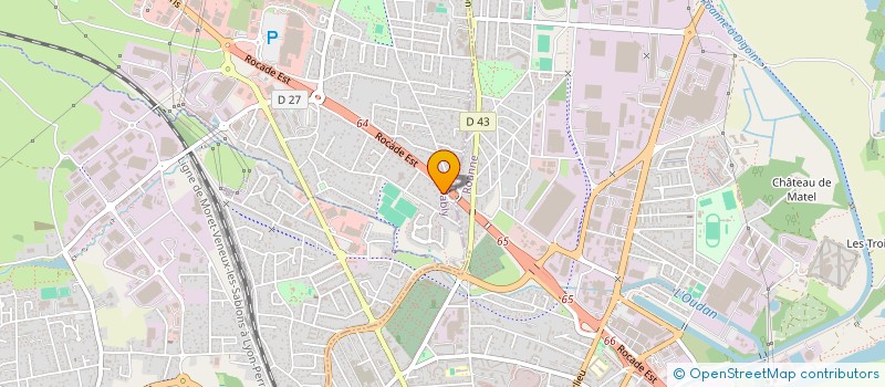 localisation de l'entreprise MADAME CHRISTINE POLICON  MABLY