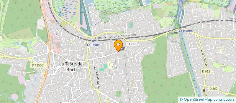 localisation de l'entreprise MADAME CHRISTINE POLLACCHI  LA TESTE-DE-BUCH