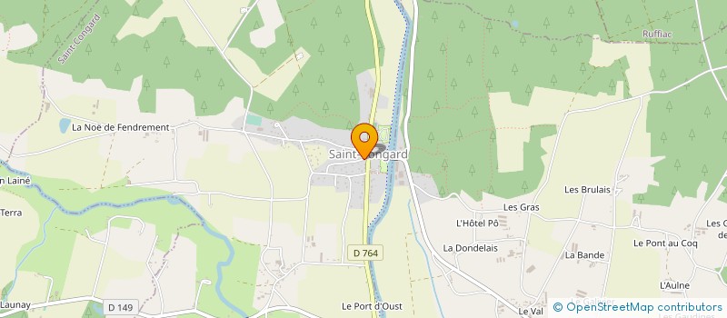 localisation de l'entreprise MADAME CHRISTINE POLNIKOFF  SAINT-CONGARD