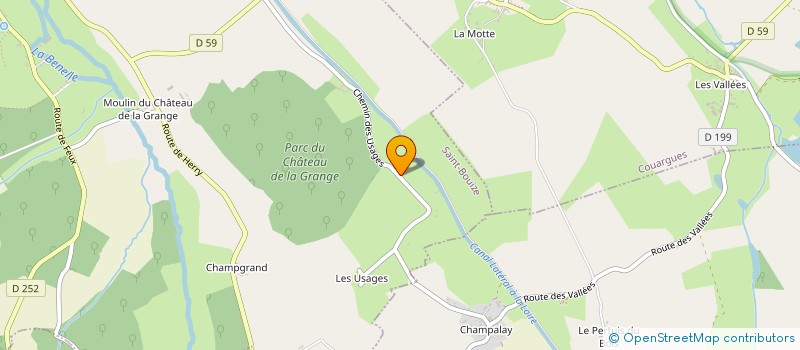 localisation de l'entreprise MADAME CHRISTINE POLY  SAINT-BOUIZE