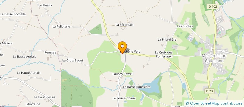 localisation de l'entreprise MADAME CHRISTINE PORAS  MEZIERES-SUR-COUESNON