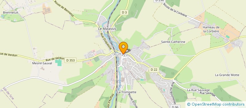 localisation de l'entreprise MADAME CHRISTINE POULAIN  VAL-DE-SCIE