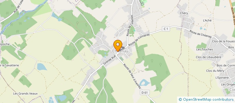 localisation de l'entreprise MADAME CHRISTINE POULIN à LE CONTROIS-EN-SOLOGNE