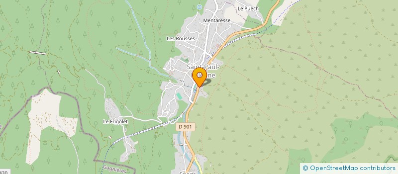 localisation de l'entreprise MADAME CHRISTINE PRADEILLES à SAINT-PAUL-LE-JEUNE