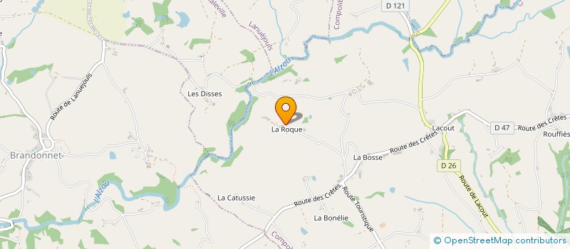 localisation de l'entreprise MADAME CHRISTINE PRADEL à COMPOLIBAT