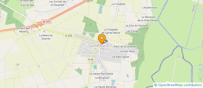 localisation de l'entreprise MADAME CHRISTINE PREAT à SAINTE-MARIE