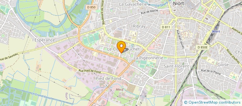 localisation de l'entreprise MADAME CHRISTINE PROBST à NIORT