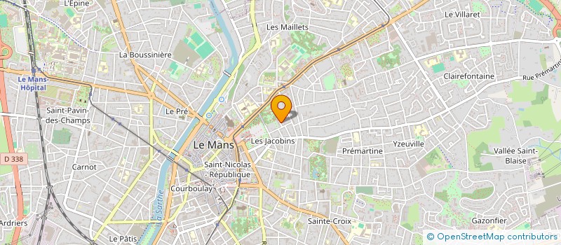 localisation de l'entreprise MADAME CHRISTINE PROMINSKI à LE MANS