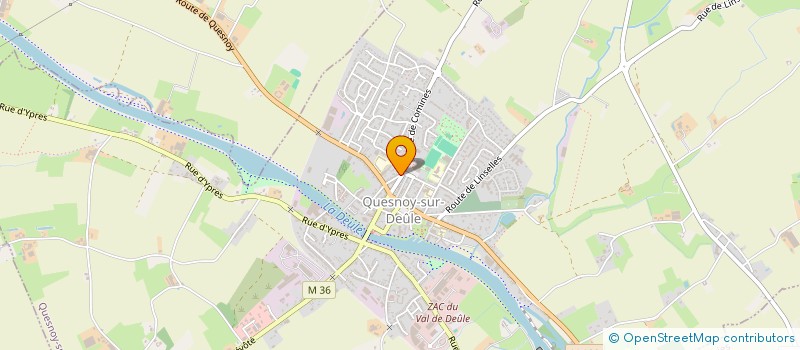localisation de l'entreprise MADAME CHRISTINE PROTIN à QUESNOY-SUR-DEULE