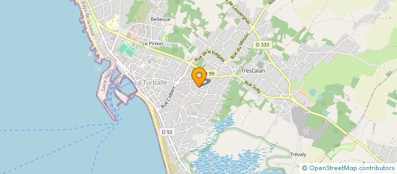 localisation de l'entreprise MADAME CHRISTINE PROVOST  LA TURBALLE