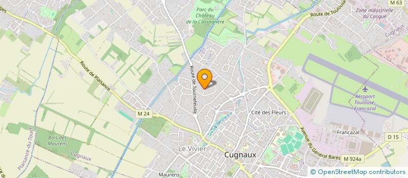 localisation de l'entreprise MADAME CHRISTINE PRUDOT à TOURNEFEUILLE