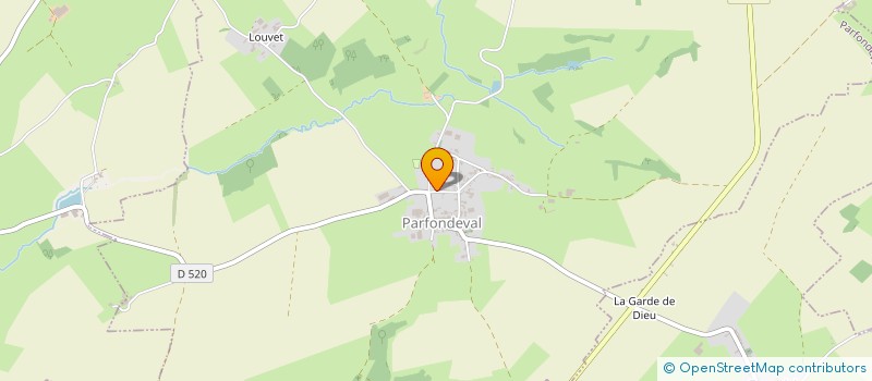 localisation de l'entreprise MADAME CHRISTINE PRUVOT  PARFONDEVAL