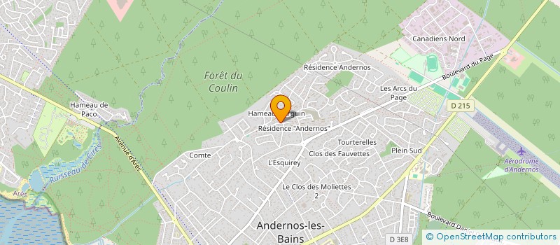 localisation de l'entreprise MADAME CHRISTINE PUGA à ANDERNOS-LES-BAINS