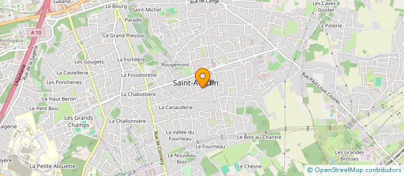 localisation de l'entreprise MADAME CHRISTINE PUGET  SAINT-AVERTIN