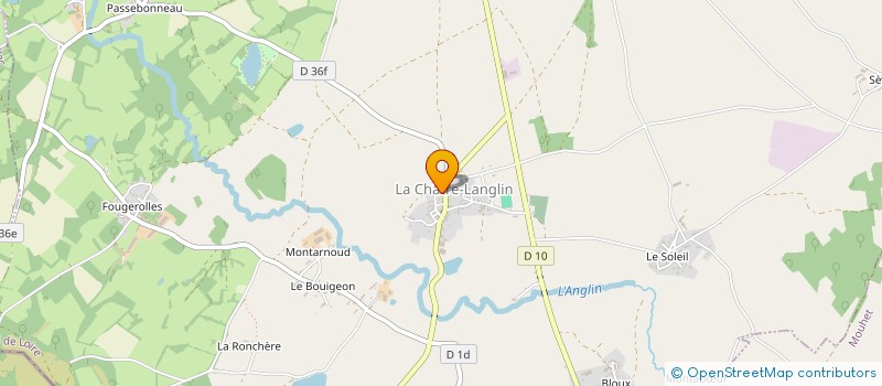 localisation de l'entreprise MADAME CHRISTINE PUGLIESE à LA CHATRE-LANGLIN