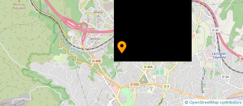localisation de l'entreprise MADAME CHRISTINE PUJO  LA CIOTAT