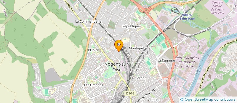 localisation de l'entreprise MADAME CHRISTINE QUANDALLE  NOGENT-SUR-OISE