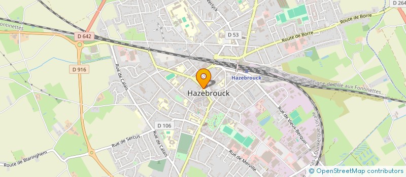 localisation de l'entreprise MADAME CHRISTINE QUESTROY à HAZEBROUCK
