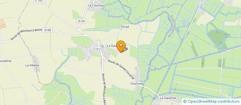 localisation de l'entreprise MADAME CHRISTINE QUINET  LIEZ