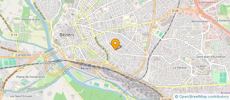 localisation de l'entreprise MADAME CHRISTINE QUISSAC  BEZIERS