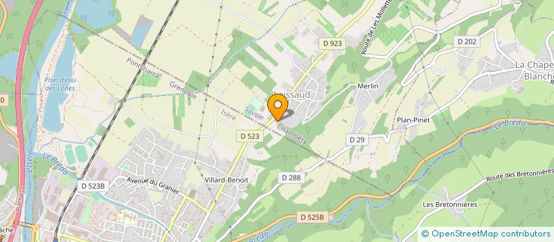 localisation de l'entreprise MADAME CHRISTINE RAIMOND  LAISSAUD