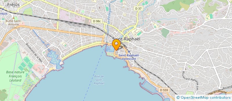 localisation de l'entreprise MADAME CHRISTINE RAIMONT  SAINT-RAPHAEL