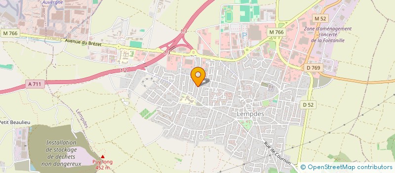 localisation de l'entreprise MADAME CHRISTINE RAJFURA  LEMPDES