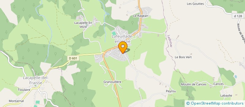 localisation de l'entreprise MADAME CHRISTINE RANNEE à LAFEUILLADE-EN-VEZIE
