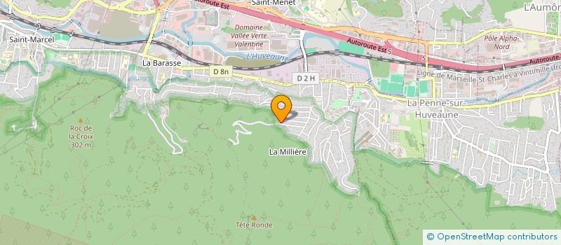 localisation de l'entreprise MADAME CHRISTINE RASCOL  MARSEILLE