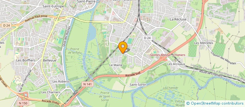 localisation de l'entreprise MADAME CHRISTINE RAULIN  COURCOURY