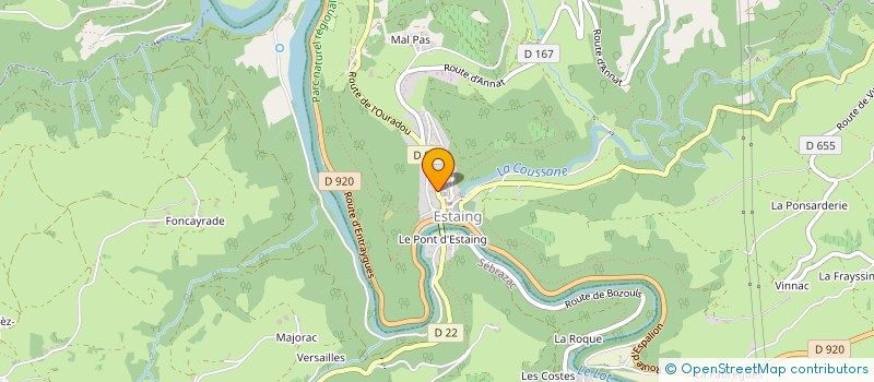 localisation de l'entreprise MADAME CHRISTINE RAULT  ESTAING