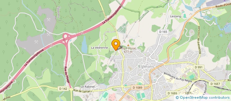 localisation de l'entreprise MADAME CHRISTINE RAVET  EGLETONS