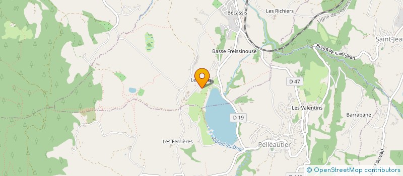 localisation de l'entreprise MADAME CHRISTINE RAVIER  LA FREISSINOUSE