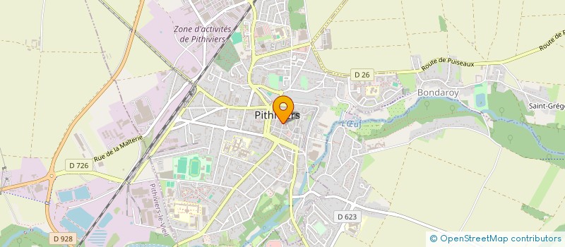localisation de l'entreprise MADAME CHRISTINE RAYEE à PITHIVIERS