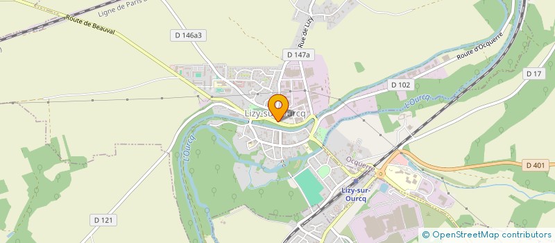 localisation de l'entreprise MADAME CHRISTINE RAYNAL  LIZY-SUR-OURCQ