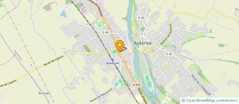 localisation de l'entreprise MADAME CHRISTINE RAZOUS  AUTERIVE