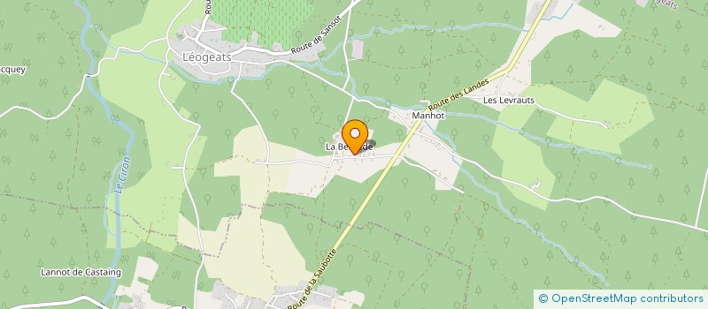 localisation de l'entreprise MADAME CHRISTINE REBITEAU  LEOGEATS