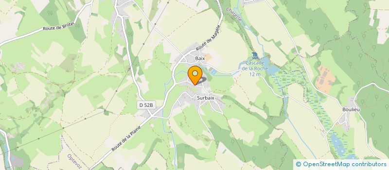 localisation de l'entreprise MADAME CHRISTINE RECEVEUR  SAINT-BAUDILLE-DE-LA-TOUR