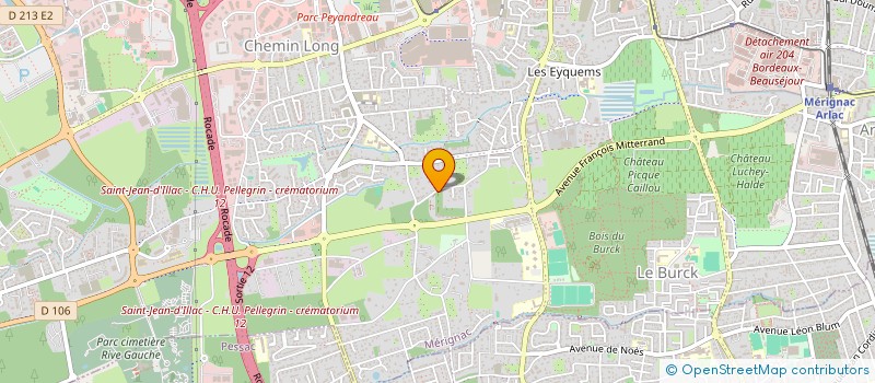 localisation de l'entreprise MADAME CHRISTINE RECOUVREUR à MERIGNAC