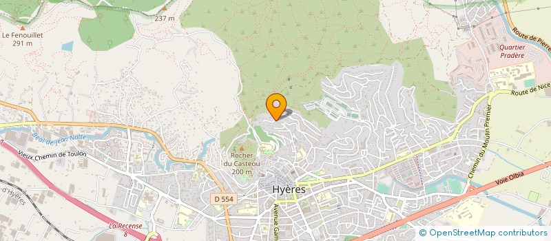 localisation de l'entreprise MADAME CHRISTINE REGNIER  HYERES