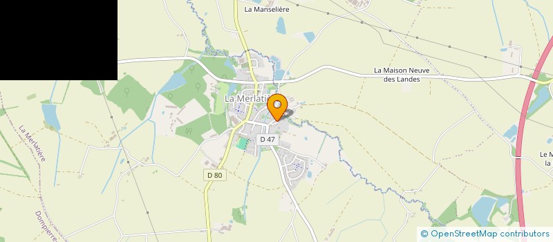 localisation de l'entreprise MADAME CHRISTINE REMY  LA MERLATIERE