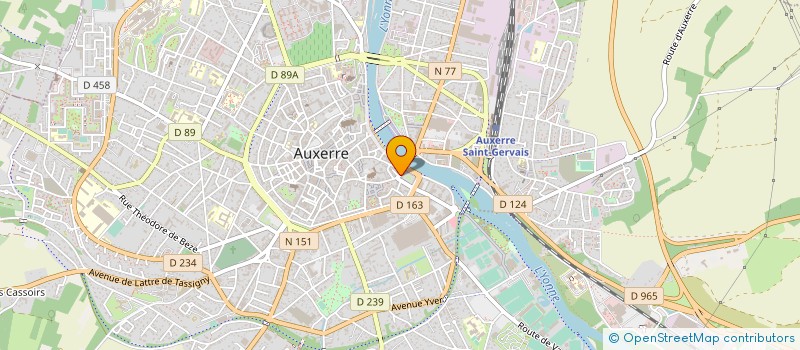 localisation de l'entreprise MADAME CHRISTINE RENAUD à AUXERRE
